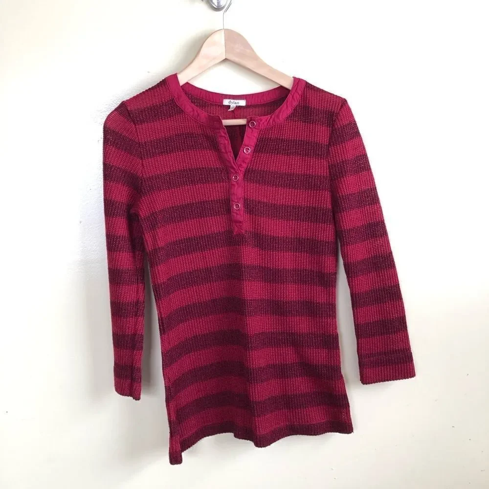 Dylan stripe Henley - Picture 9 of 9